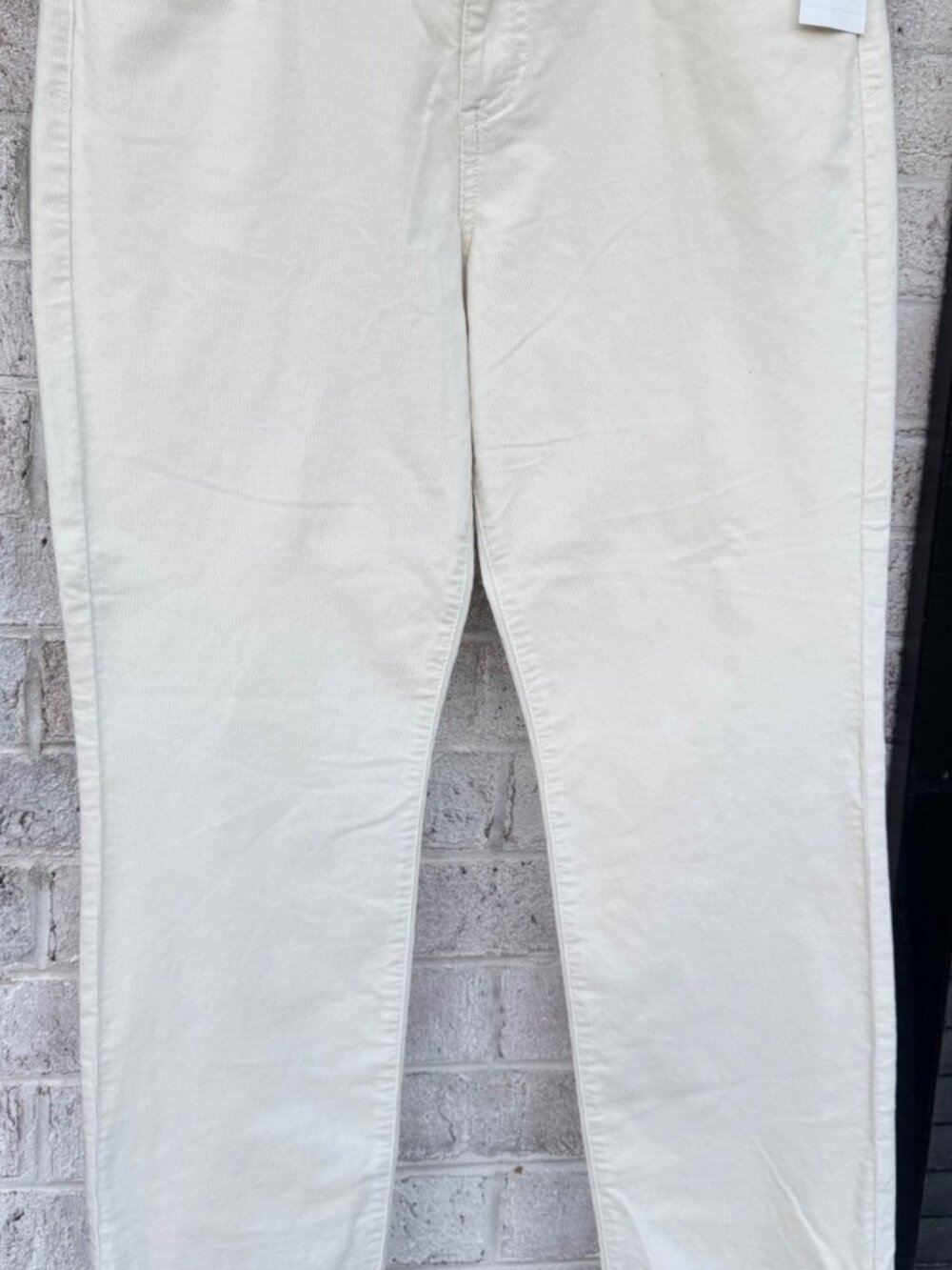 Kut from the Kloth cream pinwale corduroy pants jeans size12 Catherine Boyfriend